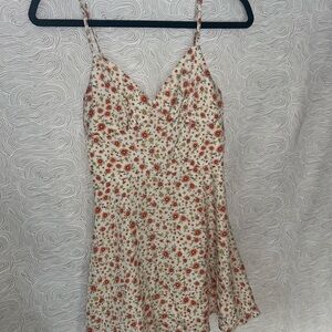 Floral Spaghetti Strap Dress